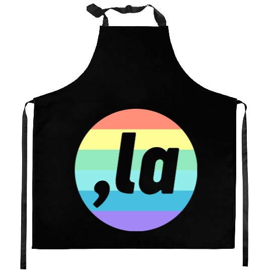 Kamala Harris Comma La Rainbow Election 2024 Kitchen Aprons