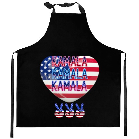 KAMALA 2024 VOTE KAMALA HARRIS CAMPAIGN 01 Kitchen Aprons