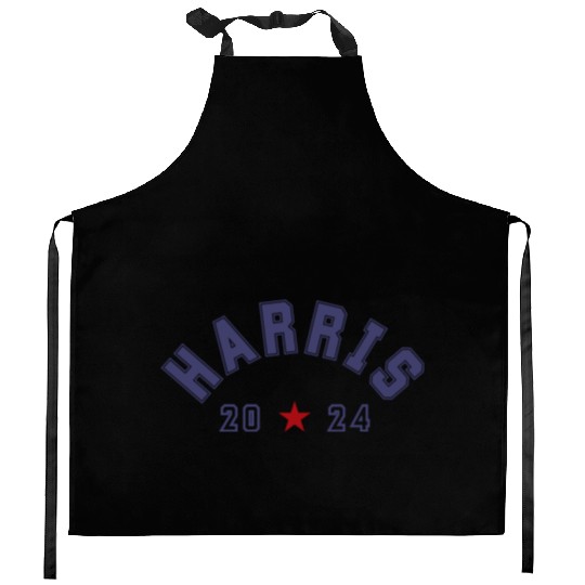 Kamala Harris 2024 Athletic Typography Kitchen Aprons