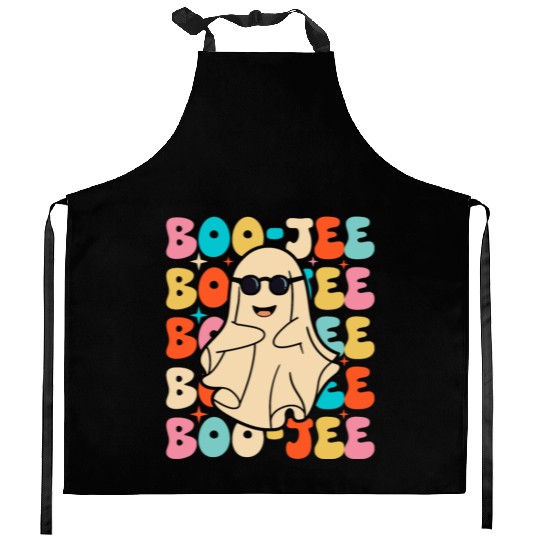 Funny Halloween Boo-jee Kitchen Aprons