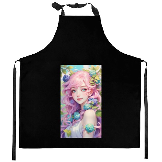 Dionysian Pastel Maenad Dionysos Bachus Bacchus Kitchen Aprons