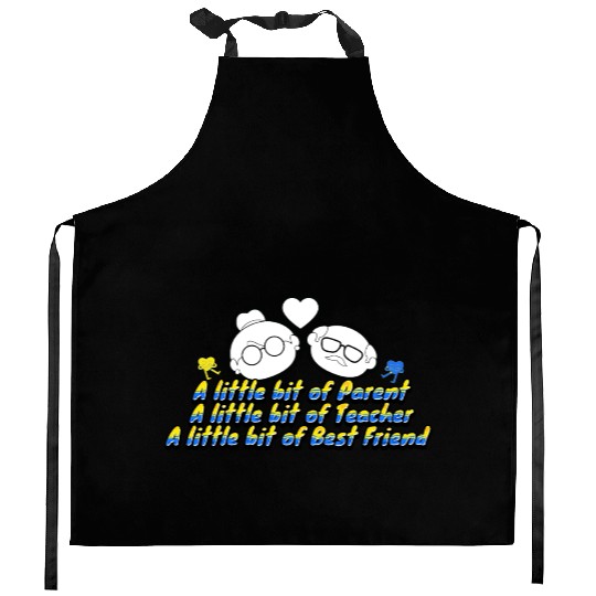 Grandparents Day Love Happy Grandparents Day Kitchen Aprons