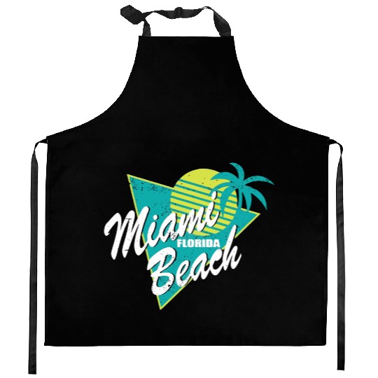 Miami Florida Beach Kitchen Aprons