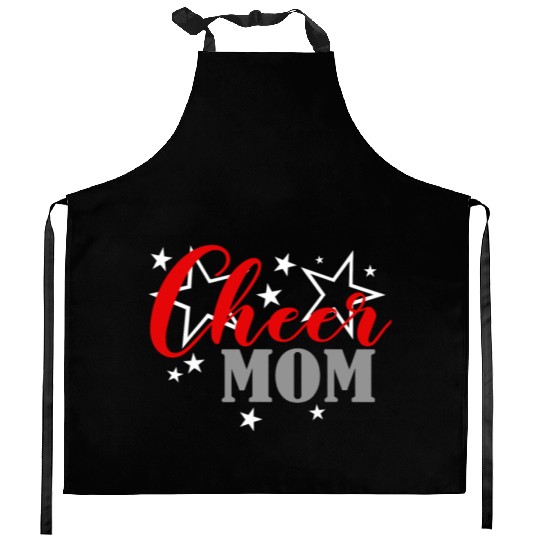 Cheerleader Proud Cheer Mom Pride Sports Supporter Kitchen Aprons