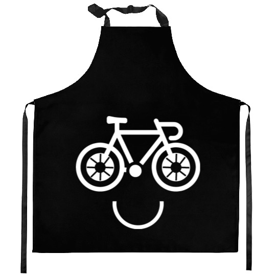 Happy cycling Kitchen Aprons