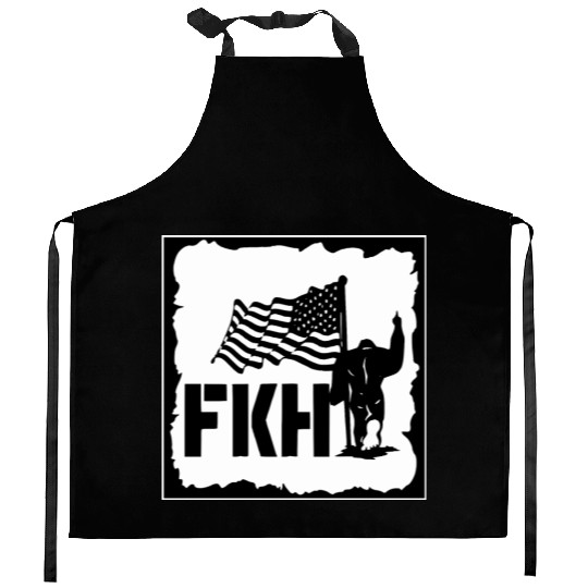 Bigfoot FKH Flag LIKE US ON FACEBOOK # Kitchen Aprons