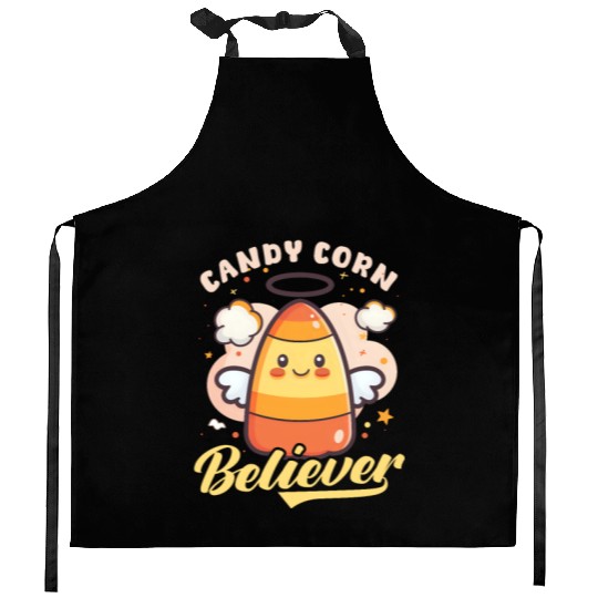 Candy Corn Candy Corn Believer Kitchen Aprons