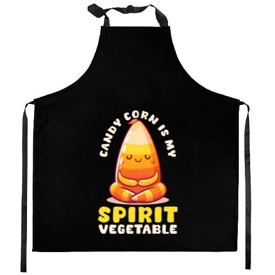 Candy Corn Candy Corn Is My Spirit Vegetable Kitchen Aprons
