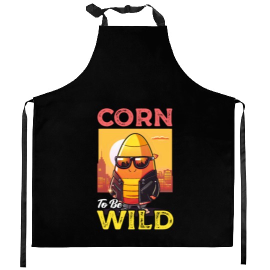 Candy Corn Corn To Be Wild Kitchen Aprons