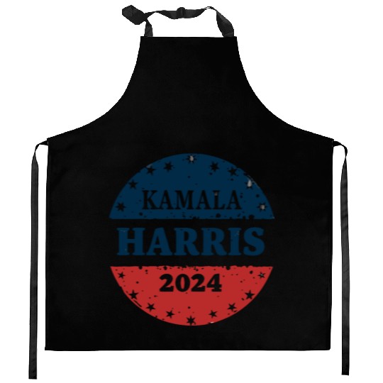 Kamala Harris 2024: A Star-Spangled Campaign Kitchen Aprons