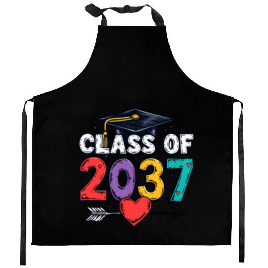 Celebrating the Class of 2037: A Colorful Future Kitchen Aprons