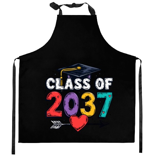 Celebrating the Class of 2037: A Colorful Future Kitchen Aprons