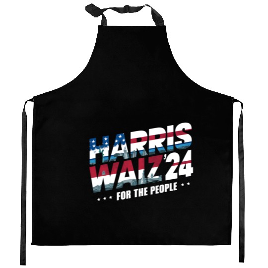 Harris Walz 2024 Kamala Harris Kitchen Aprons