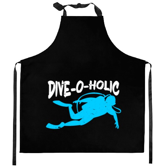 Scuba Diving Diver Kitchen Aprons