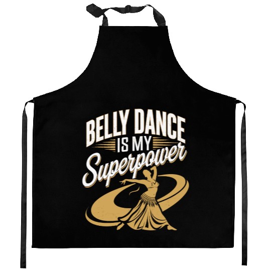 Tribal Fusion Rhythmic Dance Art For Belly Dance Kitchen Aprons