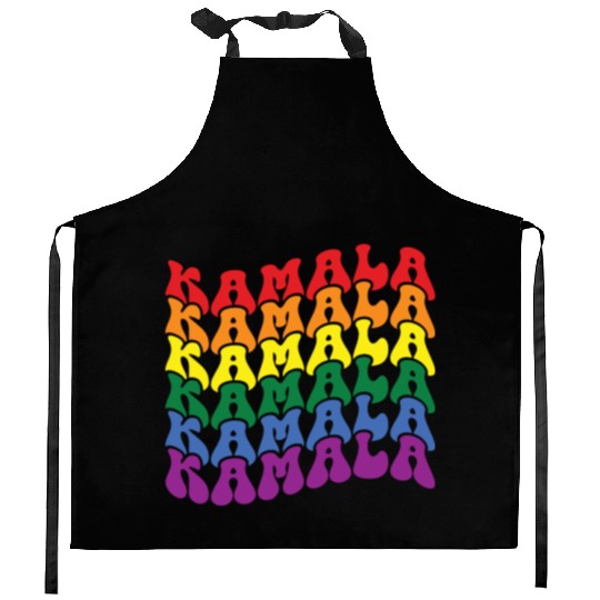 Kamala Harris LGBTQ Gay Pride Lesbian Fun Kitchen Aprons