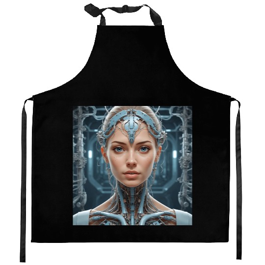 Cybernetic Evolution of Grace Kitchen Aprons