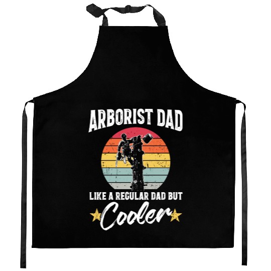 Arborist Dad Cooler Logger Woodworker Chainsaw Kitchen Aprons