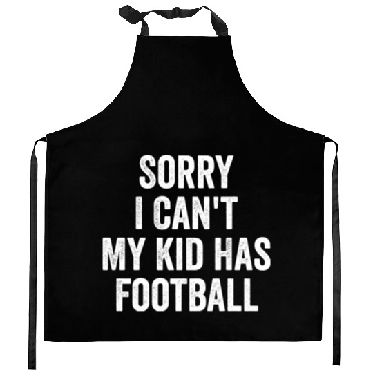 Football Parent Football Mom Dad Funny Kitchen Aprons