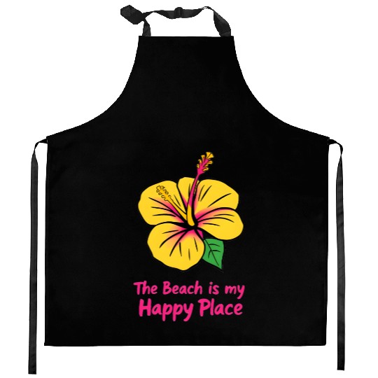 Hibiscus Harmony Kitchen Aprons