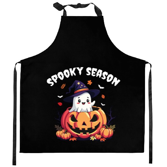 Spooky Season Kitchen Aprons