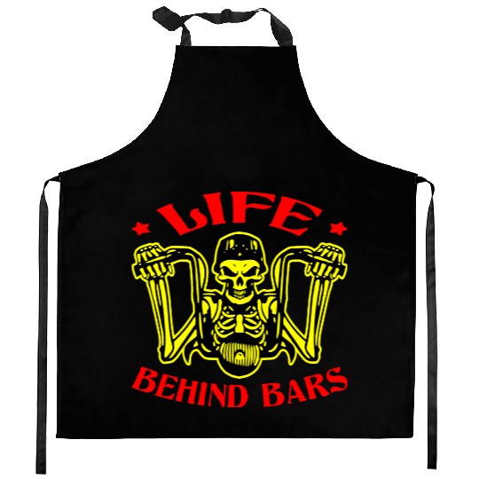 Life Behind Bars Biker LIKE US ON FACEBOOK #USAP Kitchen Aprons