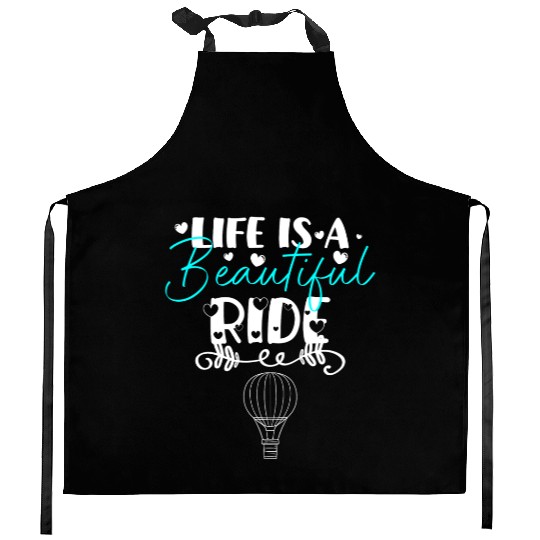 Hot Air Balloon Company Fire Adventure Kitchen Aprons