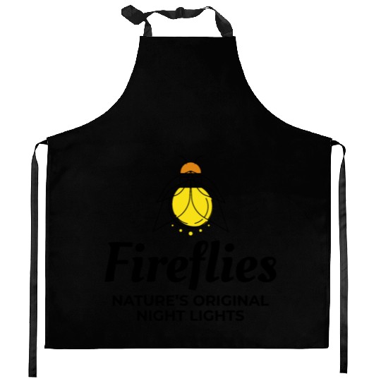 Fireflies Firefly Lightning Bug Insect Collector Kitchen Aprons