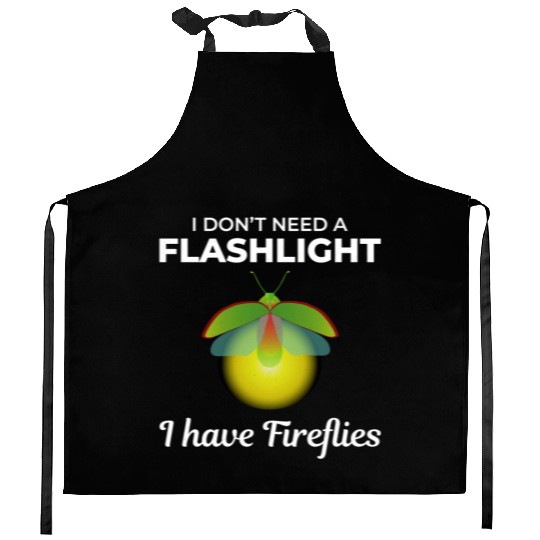 Fireflies Firefly Lightning Bug Insect Collector Kitchen Aprons
