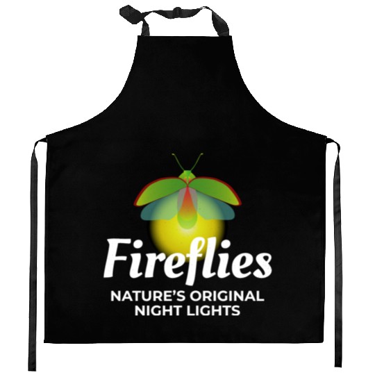 Fireflies Firefly Lightning Bug Insect Collector Kitchen Aprons
