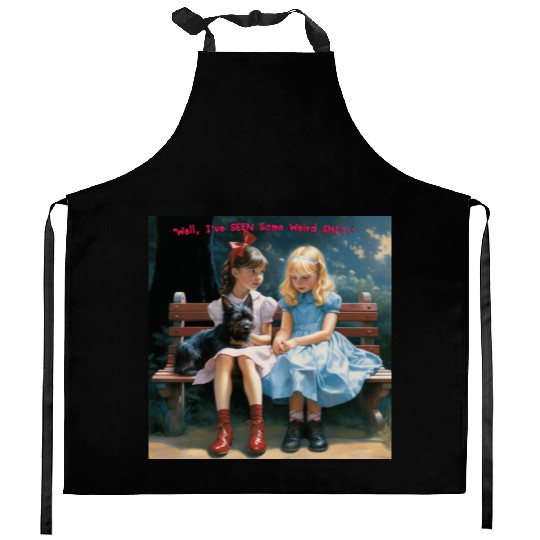 Dorothy and Alice hilarious Kitchen Aprons
