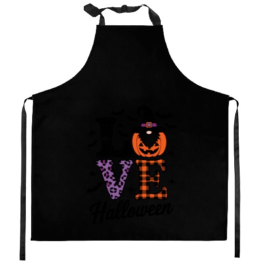 Love Halloween - Cute Kitchen Aprons for Halloween Fans