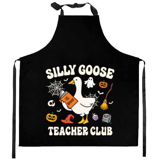 Silly Goose Teacher Club Kitchen Aprons