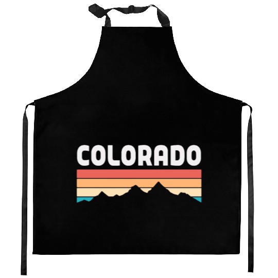 Colorado Sunrise Mountain Design Kitchen Aprons