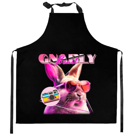 Hilarious "Gnarly Beast" – Cheers to Comedy Kitchen Aprons