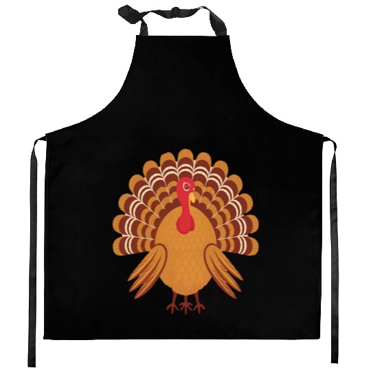 thanksgiving turkey Kitchen Aprons