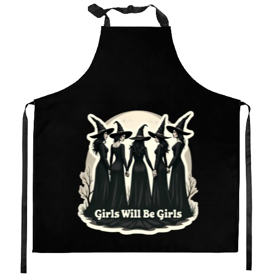 Girls Will Be Girls Kitchen Aprons