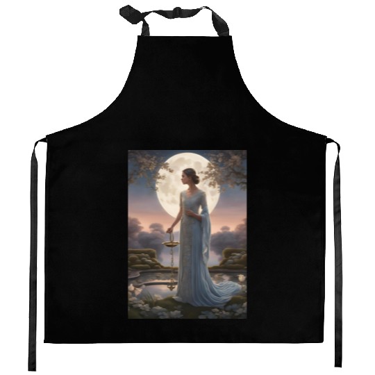 Libra Elegance: Symbol of Balance and Harmony Kitchen Aprons