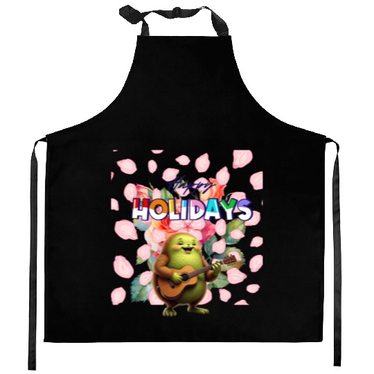 Happy holidays Kitchen Aprons