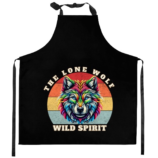 The Lone Wolf Kitchen Aprons