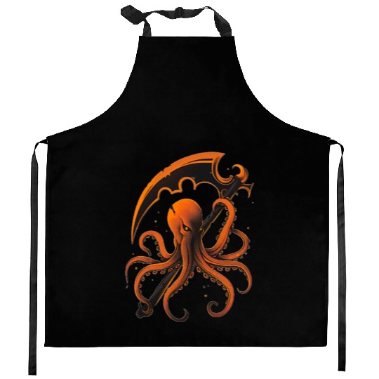 Halloween Octopus Kitchen Aprons