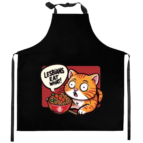 Lesbians Eat What Kitchen Aprons
