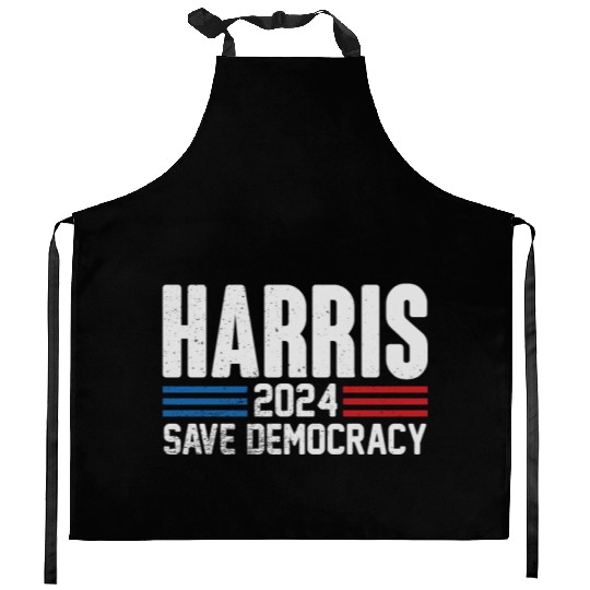 Kamala Harris 2024 flag Kitchen Aprons