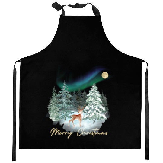 Christmas feeling winter wonderland with nordic Kitchen Aprons