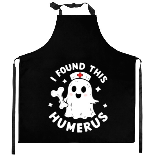 I Found This Humerus Funny Halloween For Nurses Kitchen Aprons