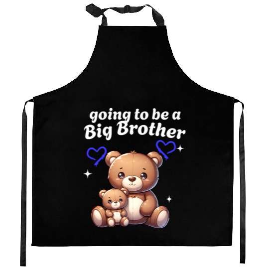 I'm Going To Be A Big Brother Cute Teddy Bears, Kitchen Aprons