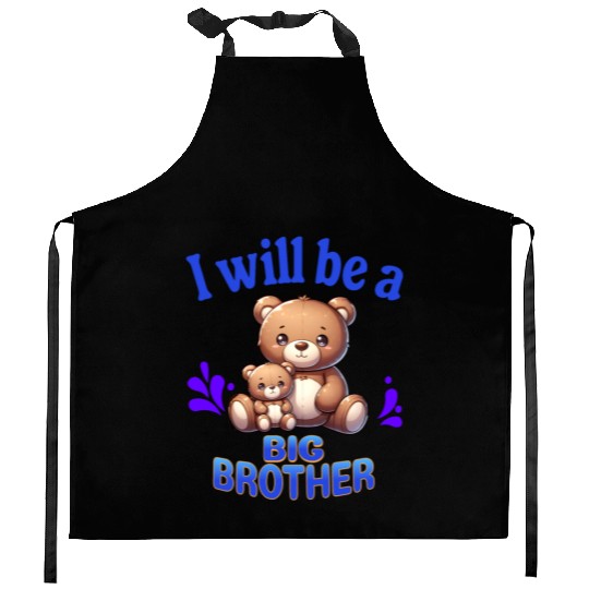 I'm Going To Be A Big Brother Cute Teddy Bears, Kitchen Aprons