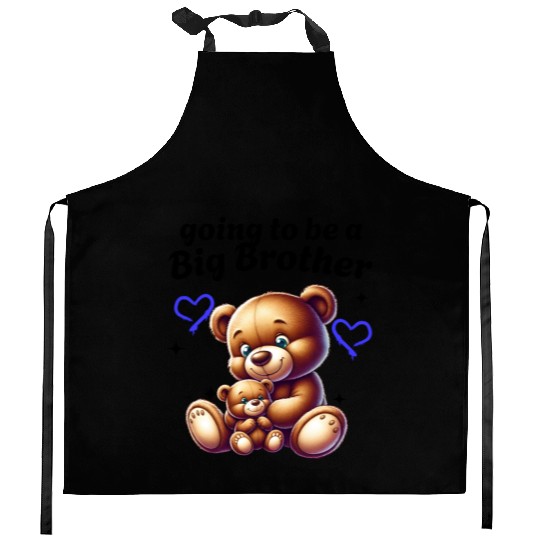 I'm Going To Be A Big Brother Cute Teddy Bears, Kitchen Aprons