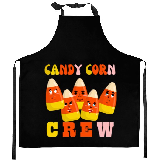 Candy Corn Crew Kitchen Aprons