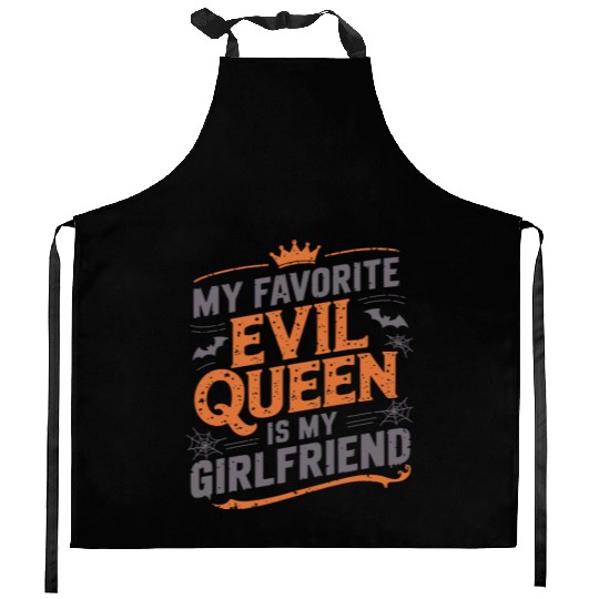 My Favorite Evil Queen Is My Girlfriend Kitchen Aprons